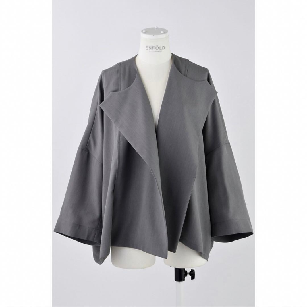 今季 2025 ENFOLDエンフォルド DRAPE JACKET