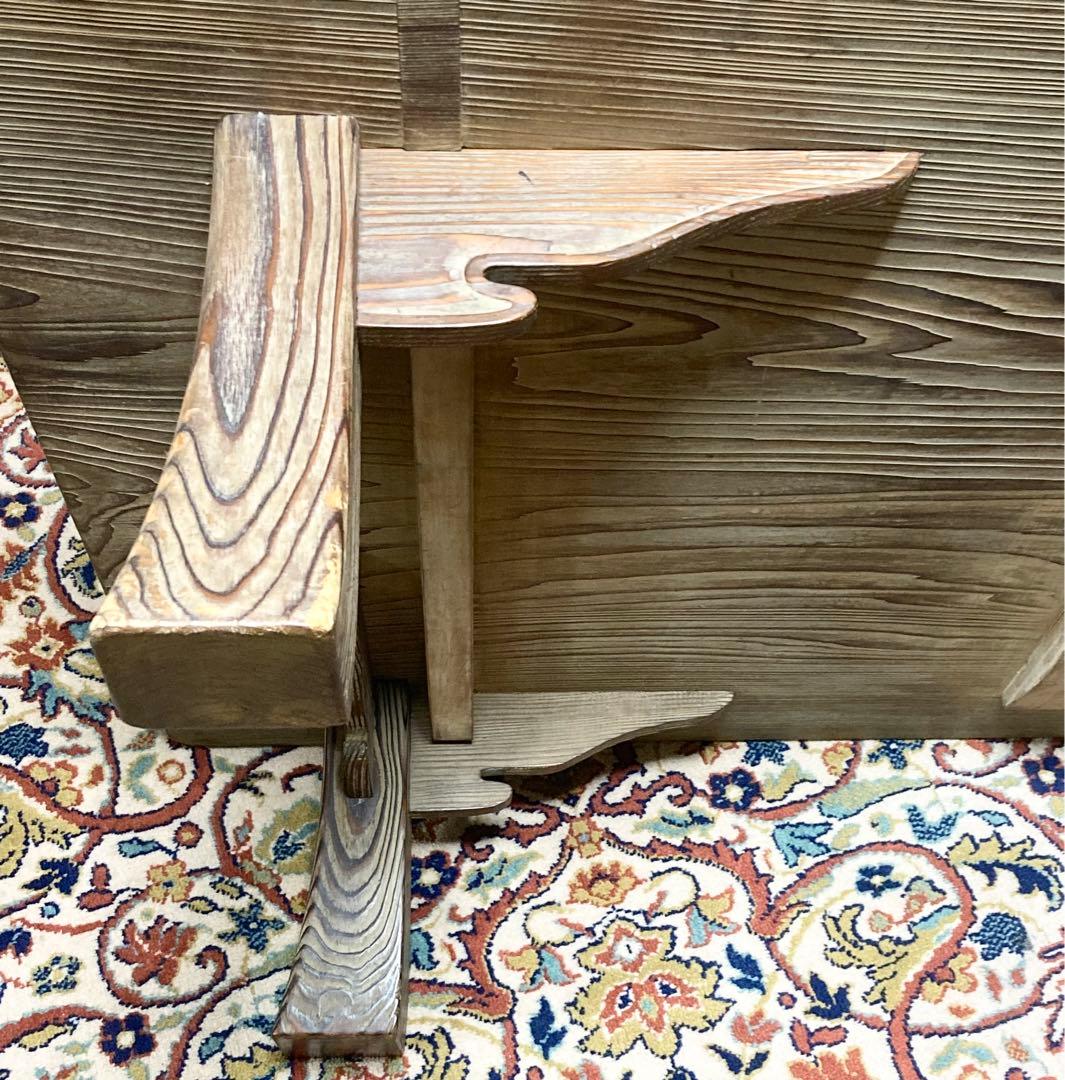 神代杉 骨董 アンティーク テーブル 座卓 ちゃぶ台 一枚板