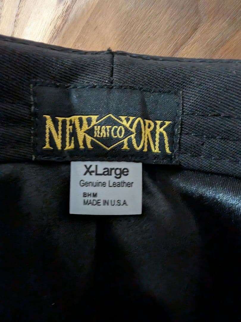 NEW YORK HAT ニューヨーク ビンテージフェドラ 中折れハット　レザー