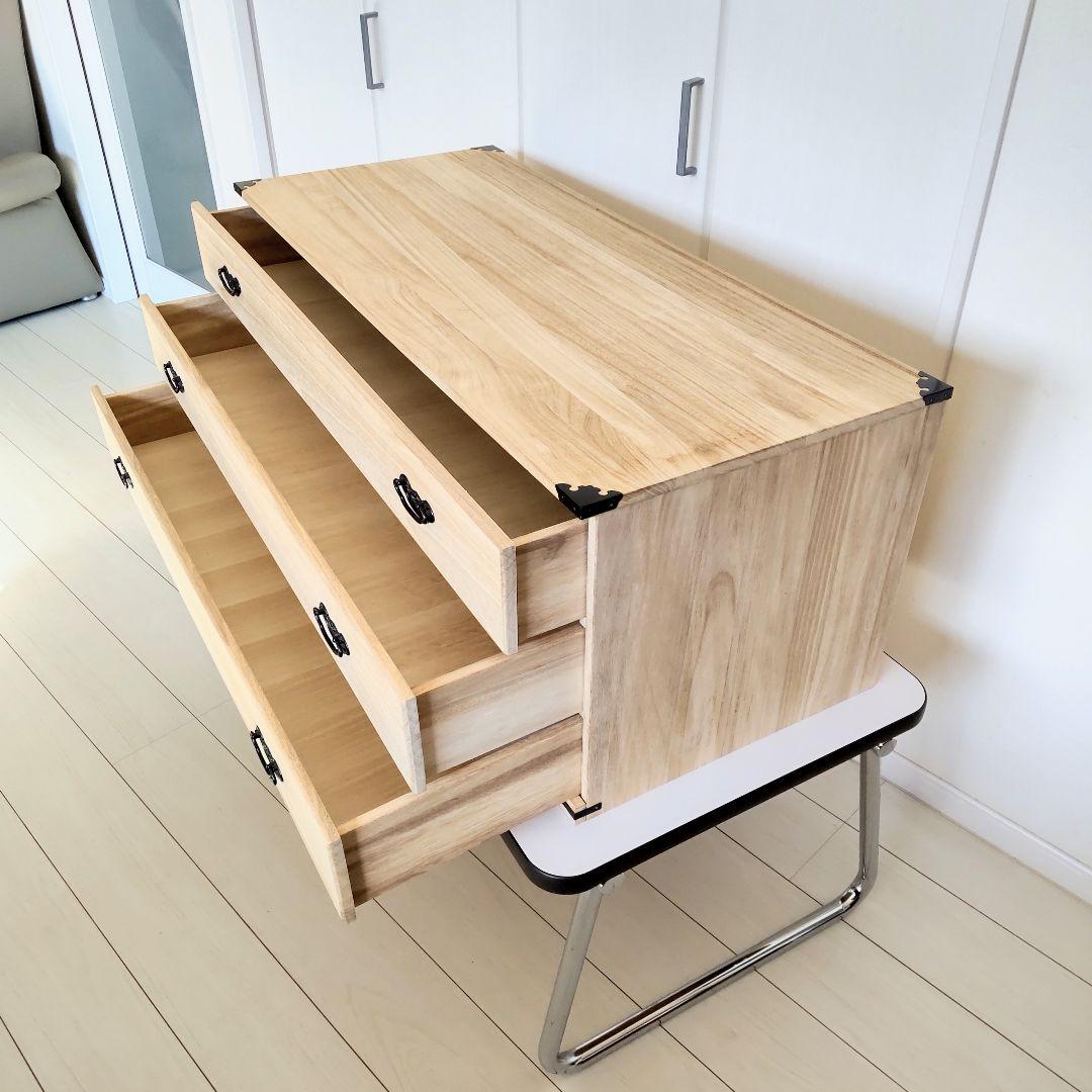 レトロ　桐箪笥　和 チェスト　引出し収納　キャビネット　和装 着物　タンス　希少