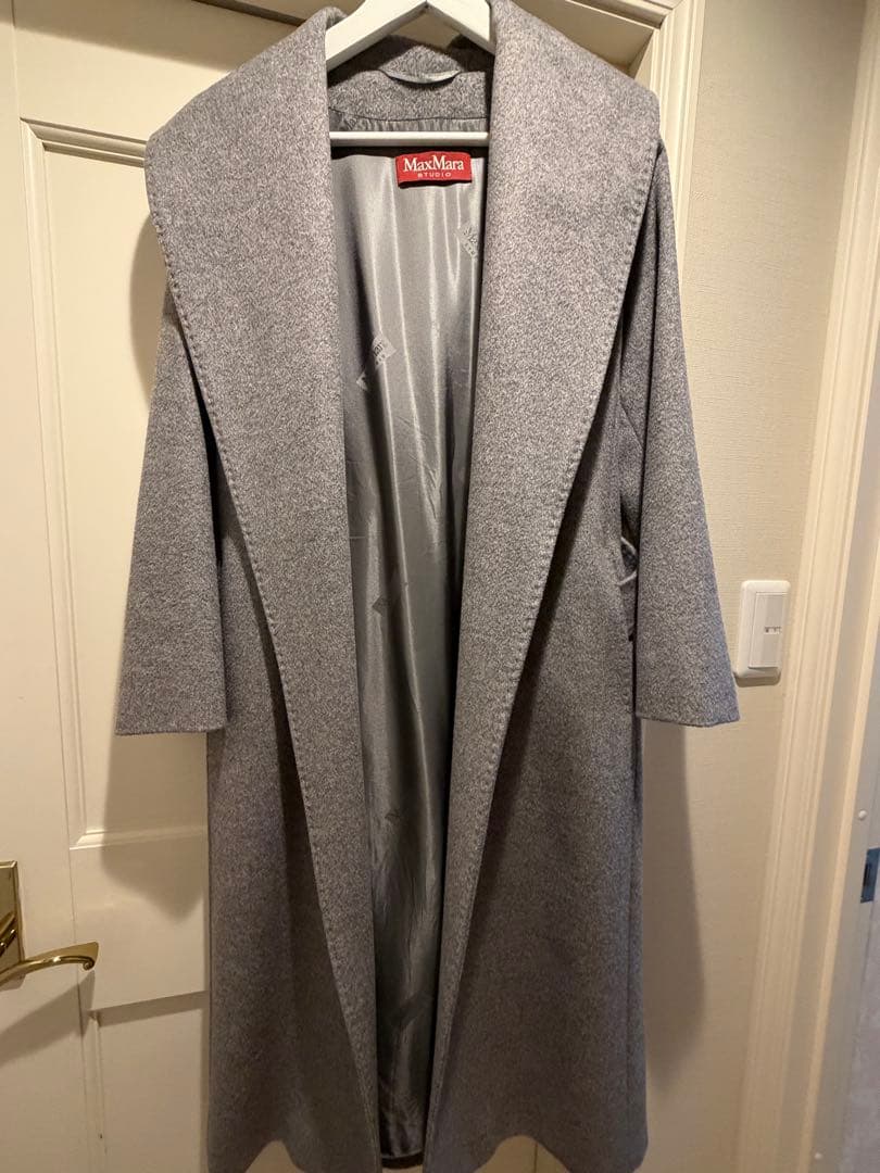 MaxMara グレー ロングコート