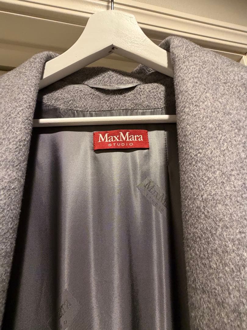 MaxMara グレー ロングコート