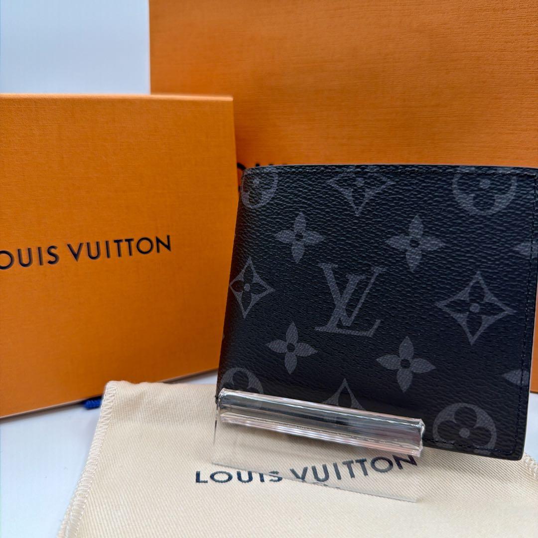 未使用級 ルイヴィトン ポルトフォイユマルコNM エクリプス M62545
