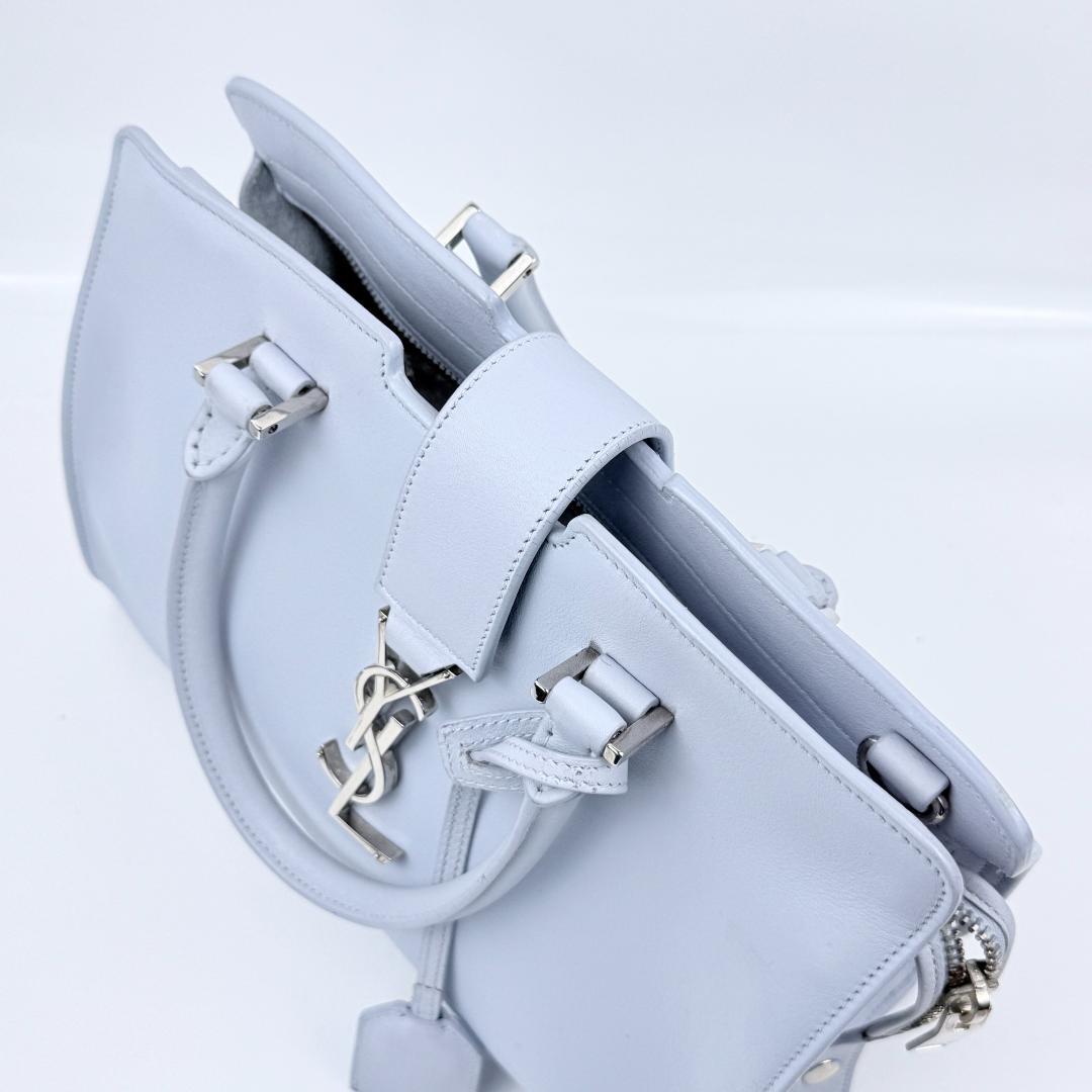 極美品 サンローランパリ ベイビーカバス YSL 2way ハンド