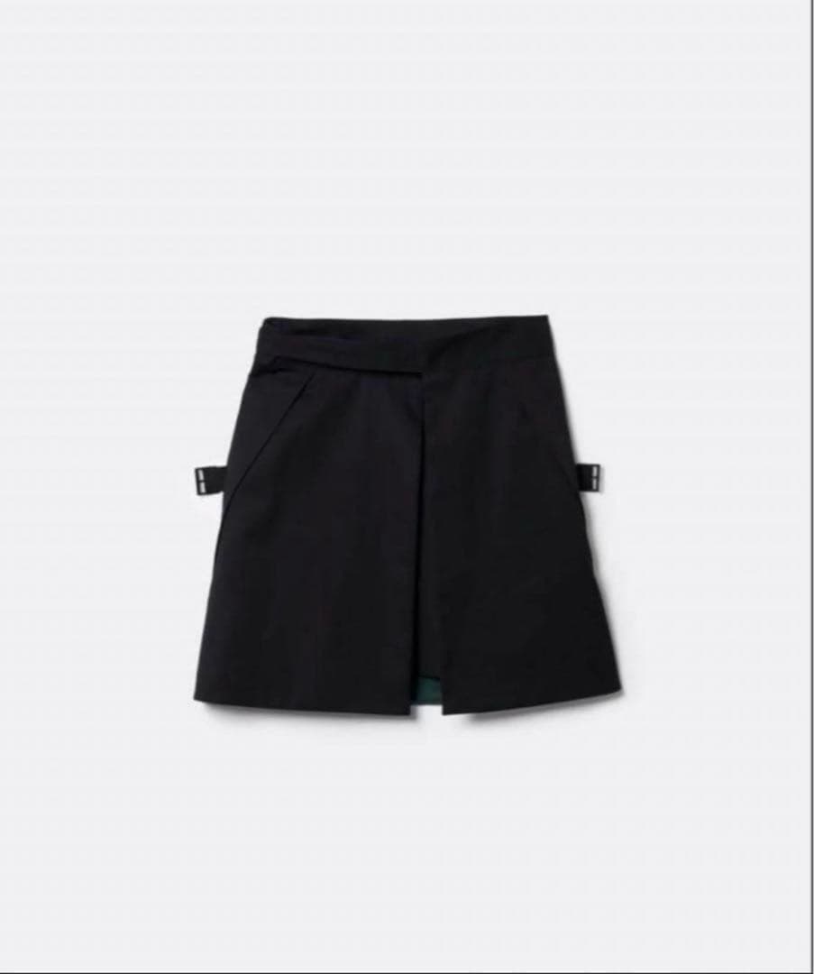 SUBLATIONS ラップ グルカ スカート ブラック