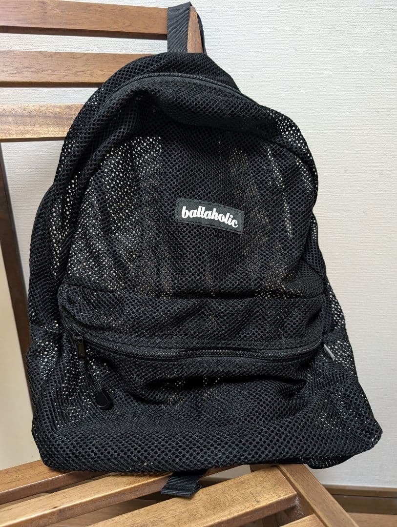 【完売品】 ballaholic ボーラホリック メッシュ リュック　ブラック