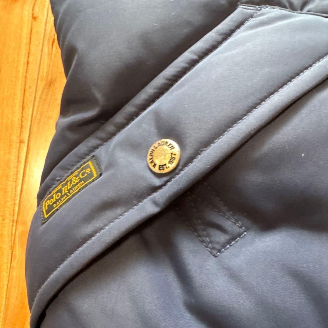 Ralph Lauren フード付きダウンベスト ネイビーSP