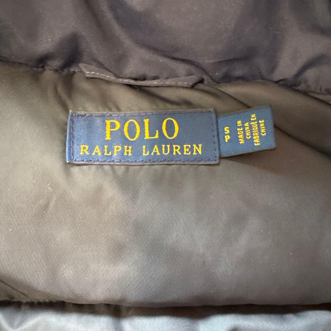 Ralph Lauren フード付きダウンベスト ネイビーSP