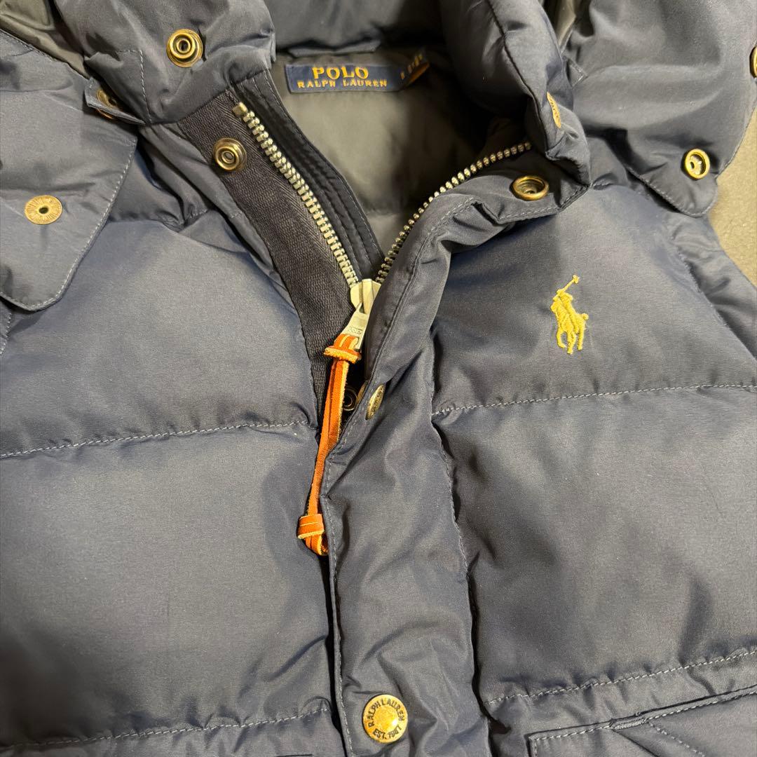 Ralph Lauren フード付きダウンベスト ネイビーSP