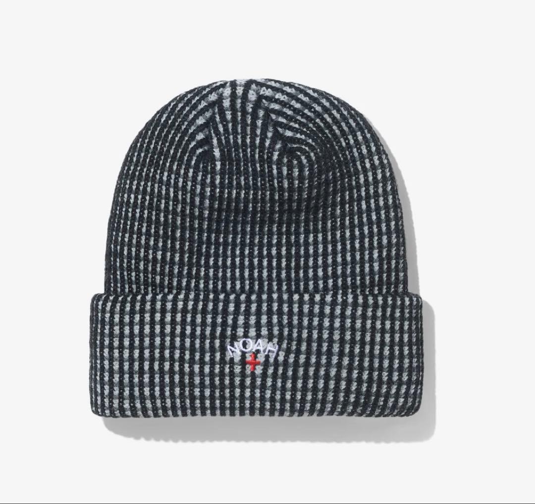 【かつき君着用モデル】NOAH チェック柄 ニット帽