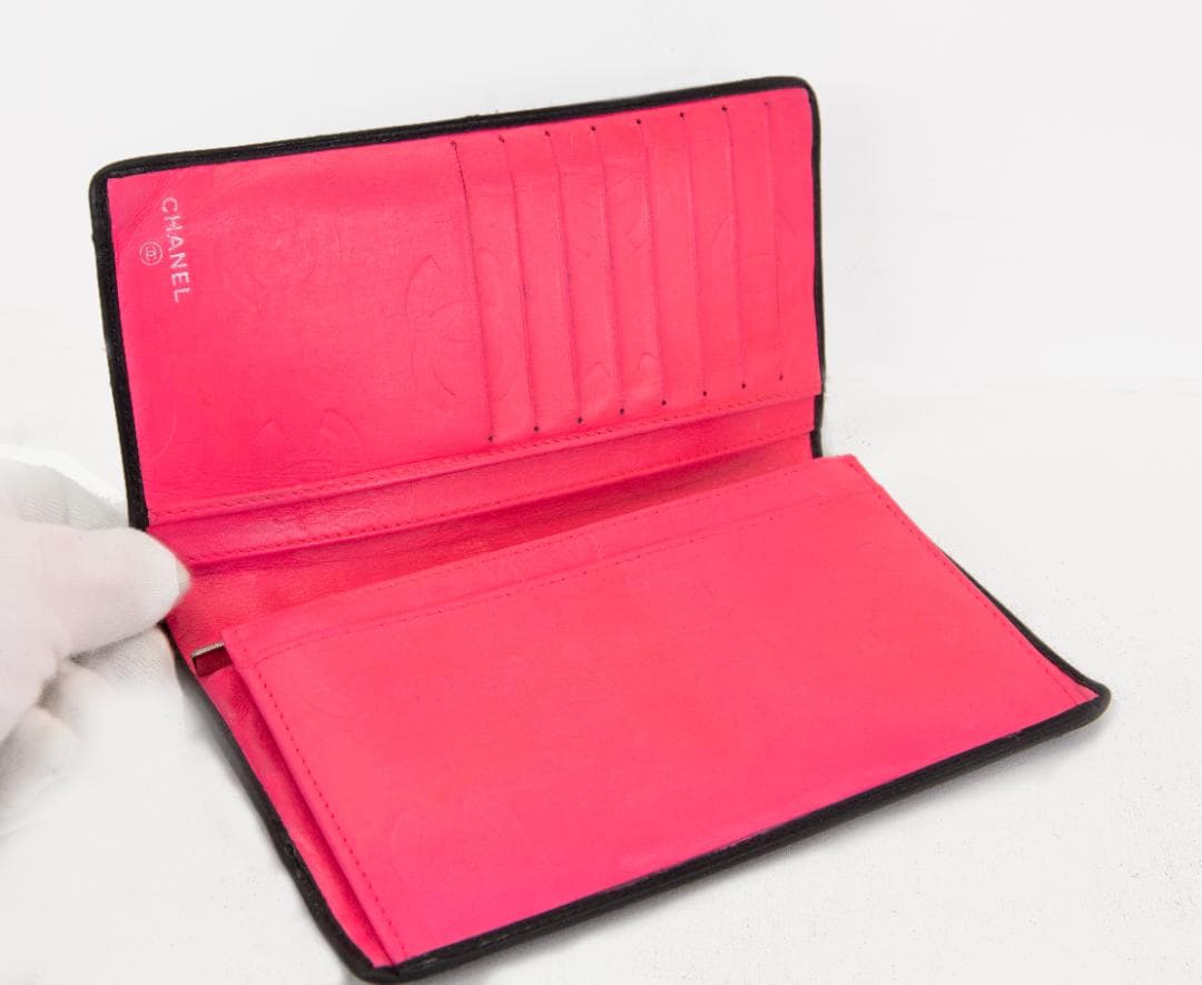 シャネル 長財布 カンボンライン　+　カードケース　名刺入れ　2セットで