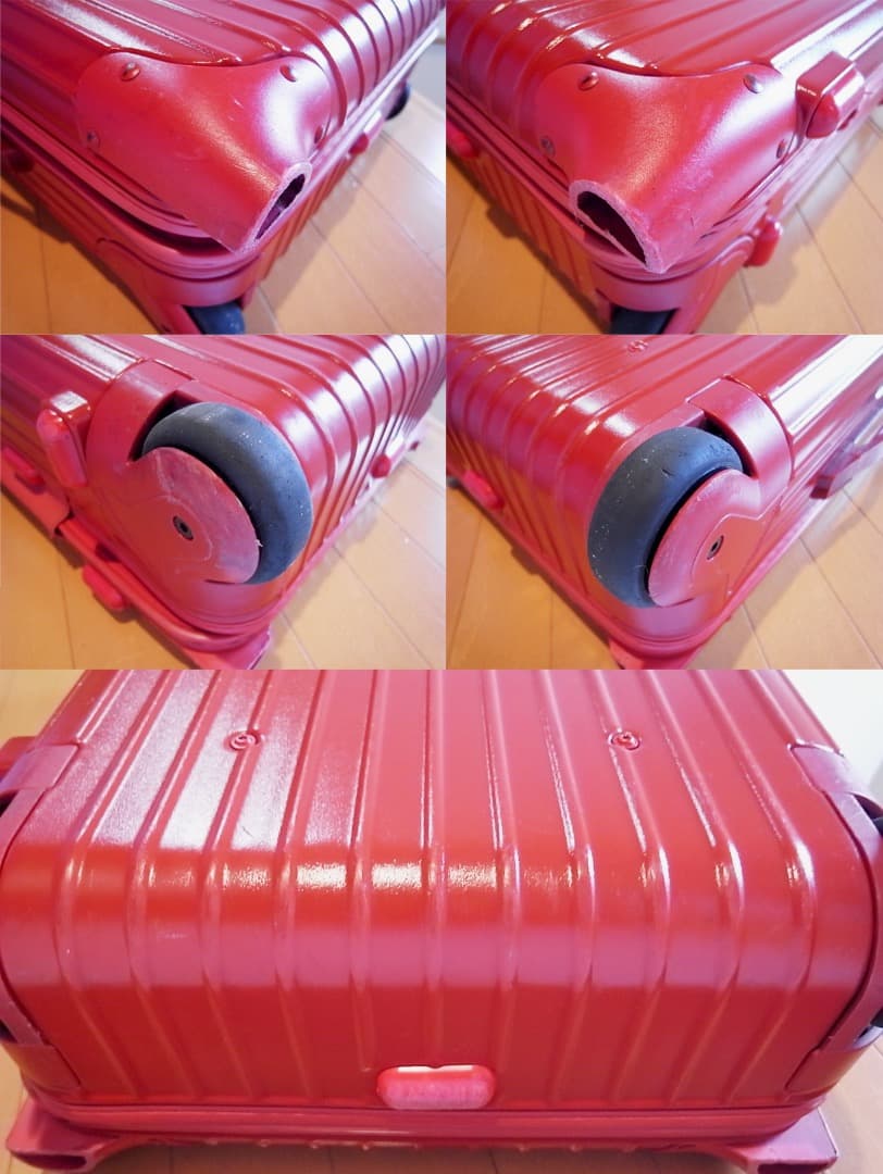 ◇リモワ サルサ 35L【機内持込可】人気色レッド◇メンテナンス・クリーニング済