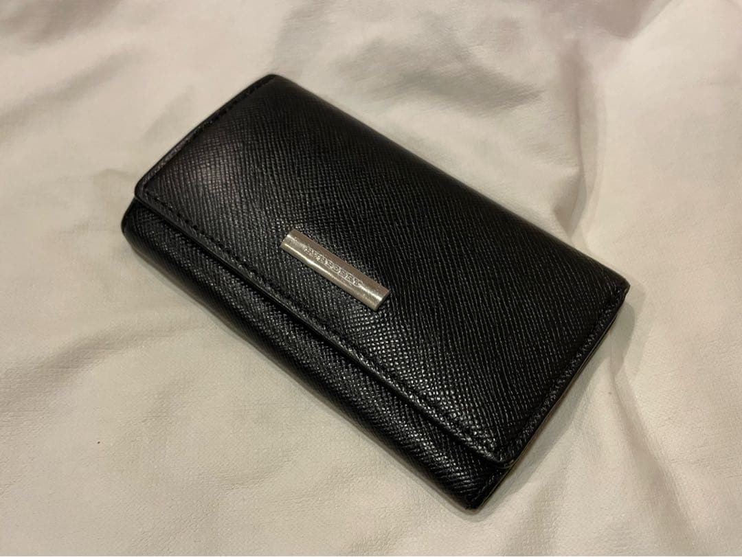 バーバリー ブラック レザー 財布 名刺入れ キーケース 3点セット