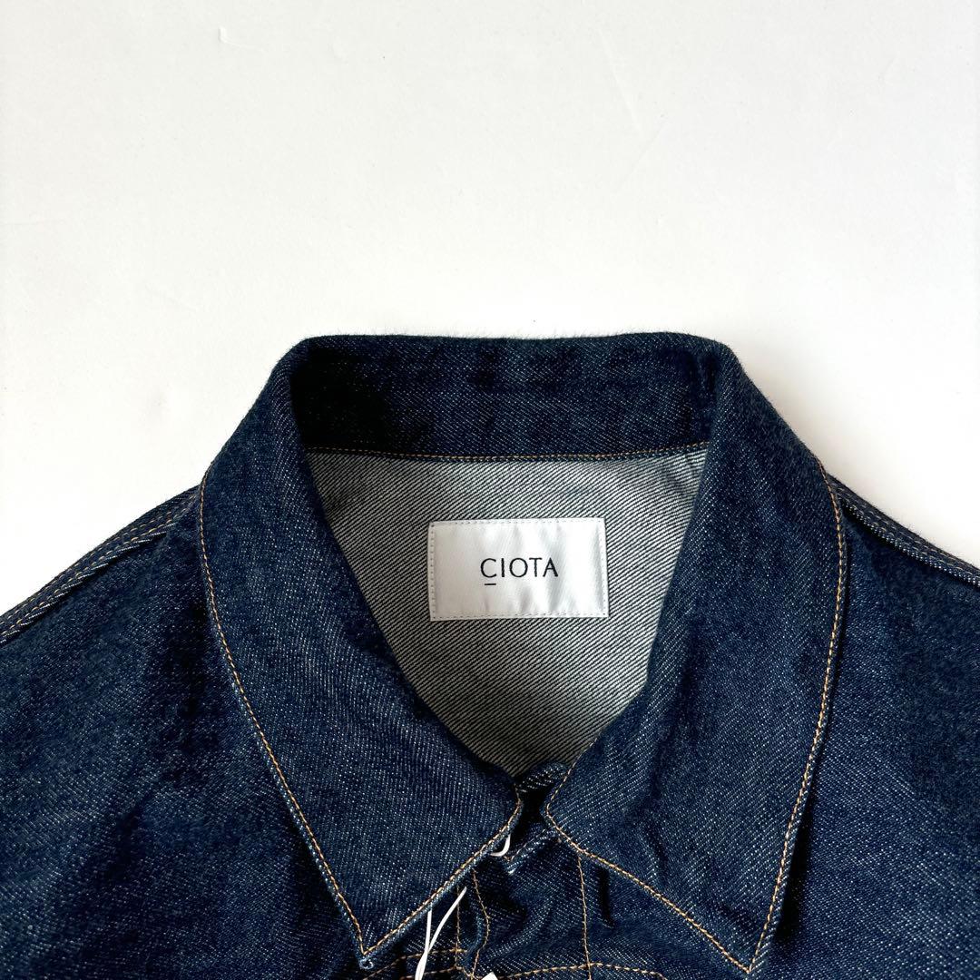 新品 CIOTA シオタ シングルポケット デニムジャケット　42