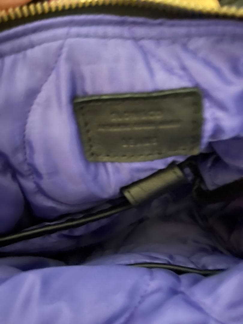 SLOW×BEAMS HELMET BAG SOFT LEATHER Sサイズ