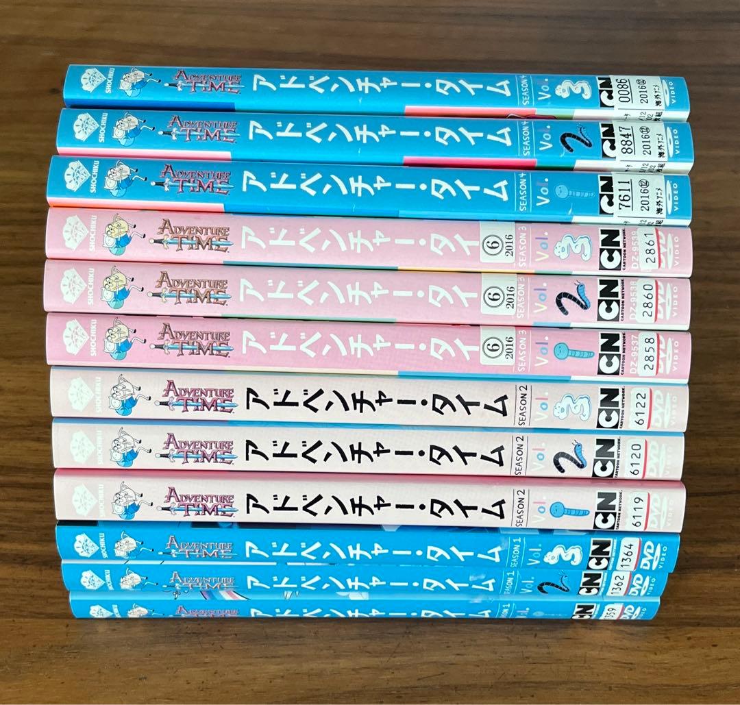 アドベンチャー・タイム　1 2 3 4 DVD 12枚セット