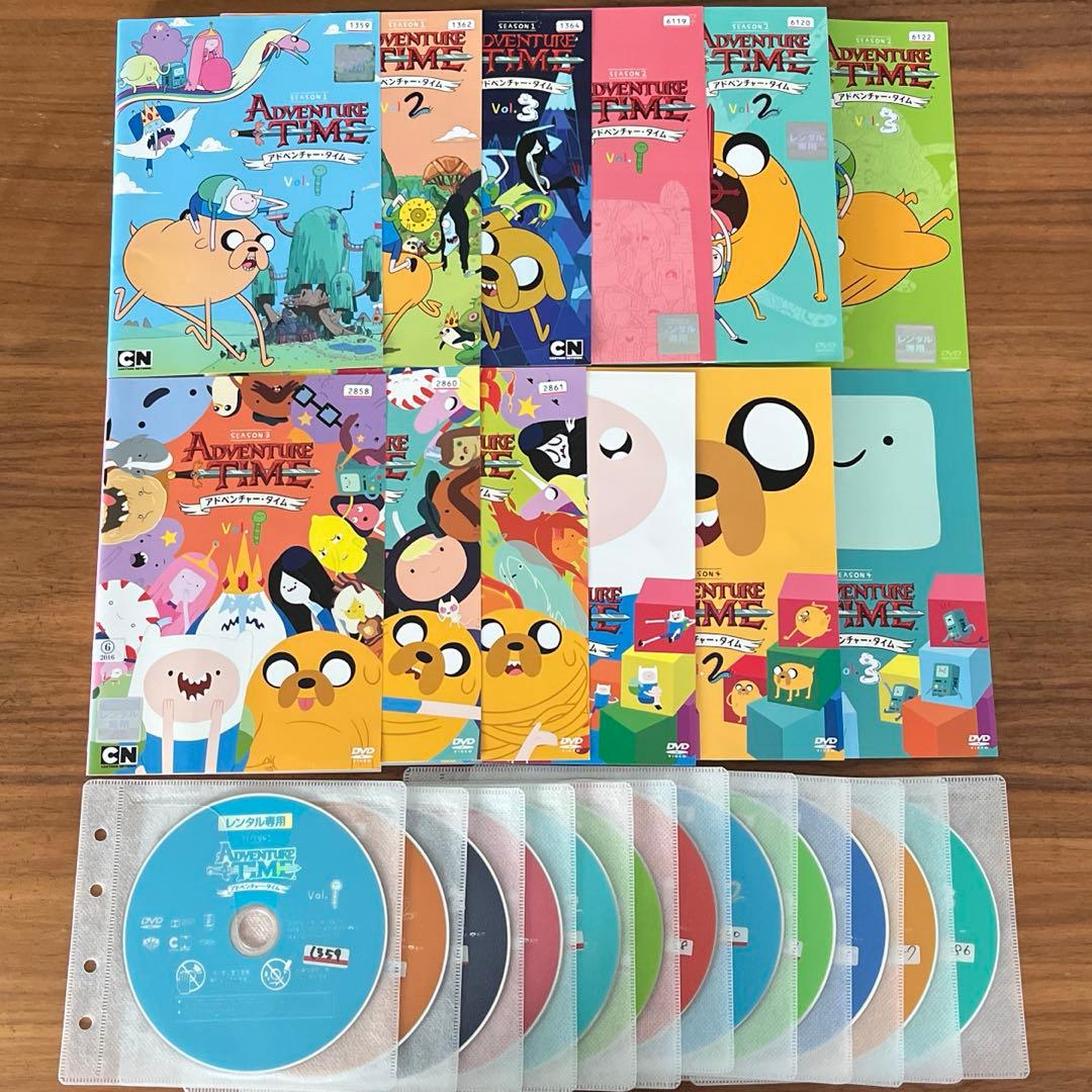 アドベンチャー・タイム　1 2 3 4 DVD 12枚セット