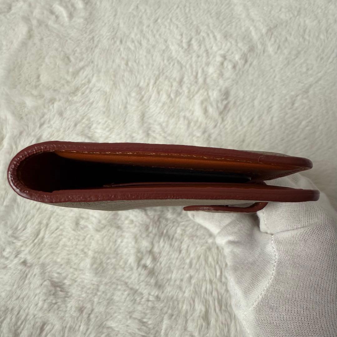 美品 フェリージ 1090 スマホケース レザー ベージュ