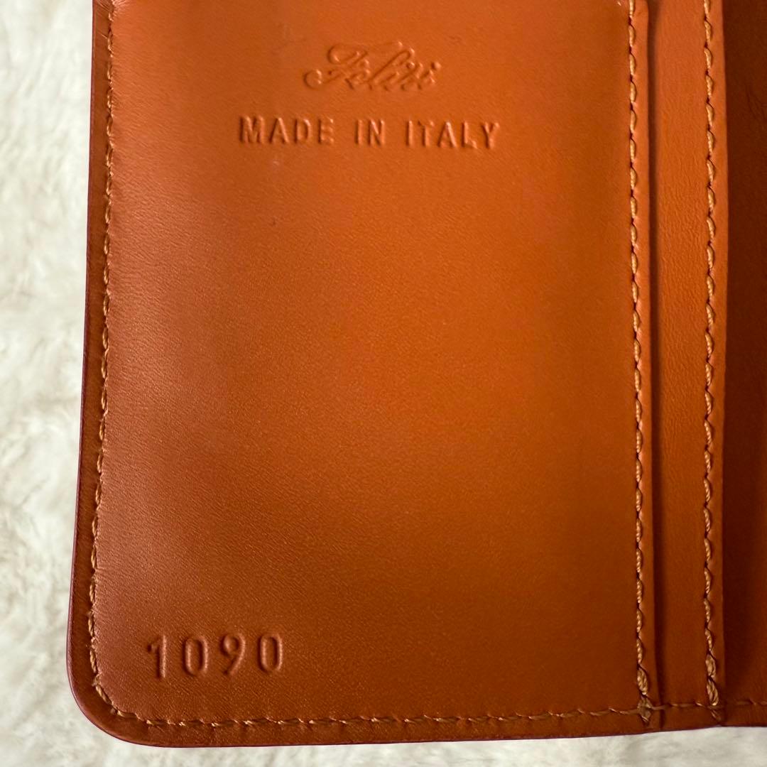 美品 フェリージ 1090 スマホケース レザー ベージュ