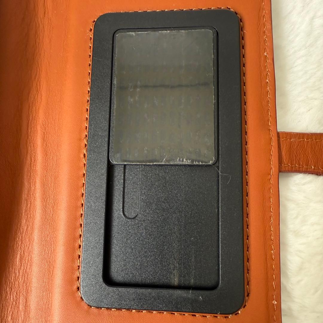 美品 フェリージ 1090 スマホケース レザー ベージュ