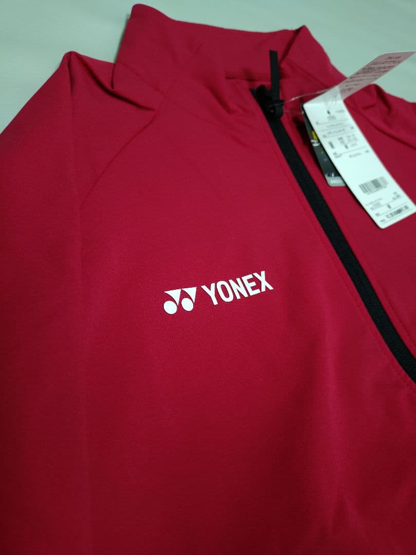 YONEX ウィメンズ　ウォームアップ　シャツ　ローズ　Мサイズ