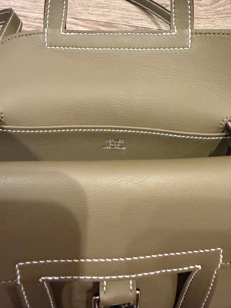 HERMES アルザンミニ エトゥープ 2025製造　Ｋ刻印