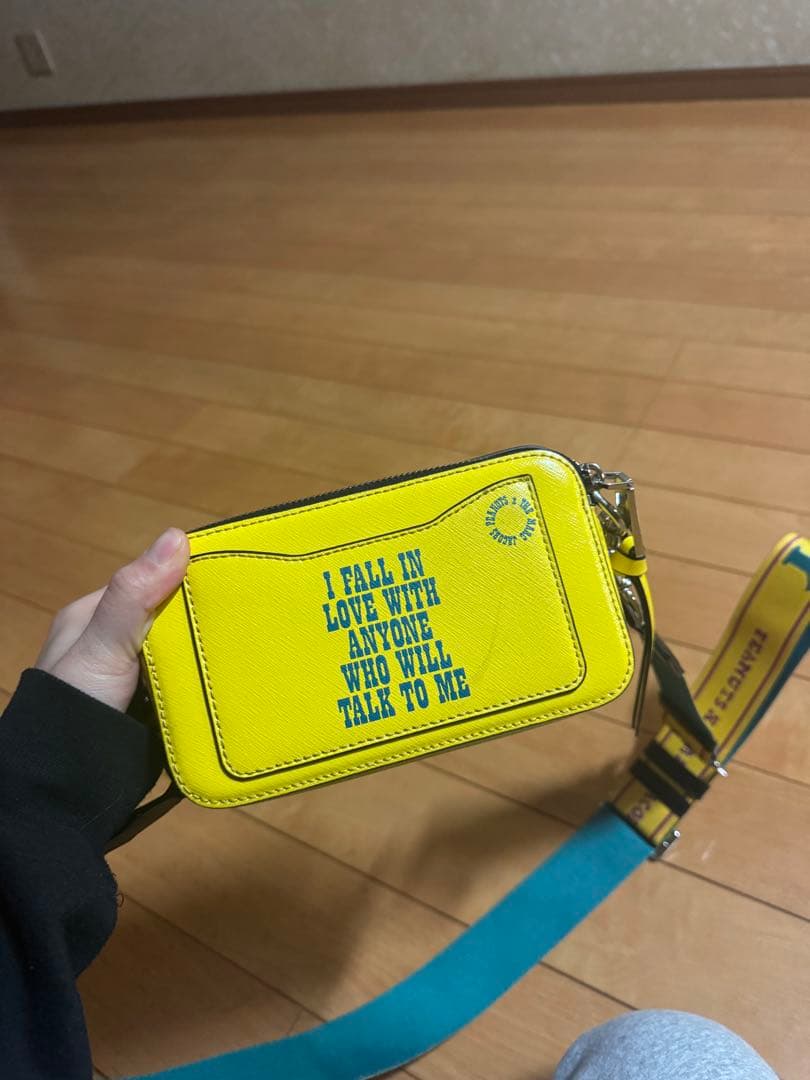 MARC JACOBS SNOOPY & LUCY ショルダーバッグ イエロー