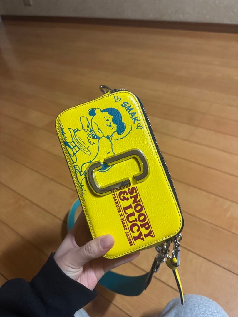 MARC JACOBS SNOOPY & LUCY ショルダーバッグ イエロー