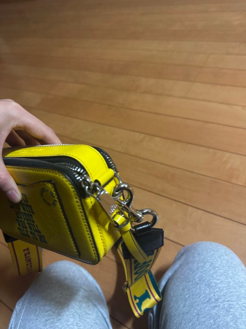 MARC JACOBS SNOOPY & LUCY ショルダーバッグ イエロー