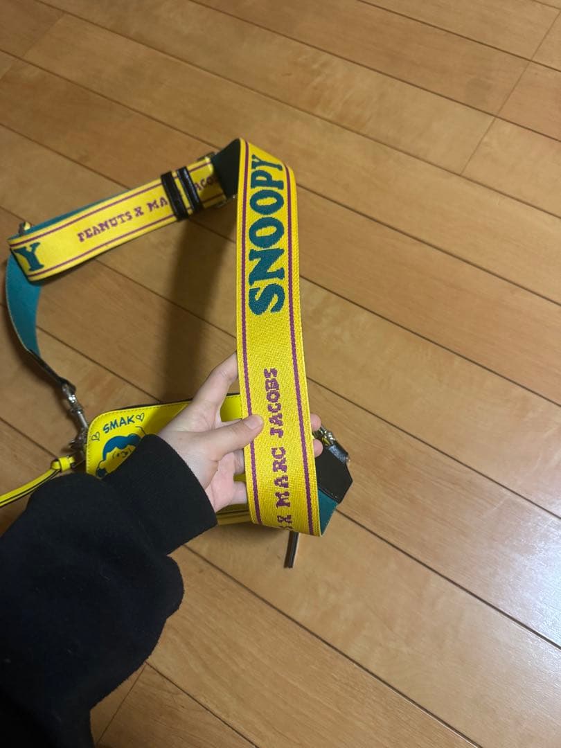 MARC JACOBS SNOOPY & LUCY ショルダーバッグ イエロー