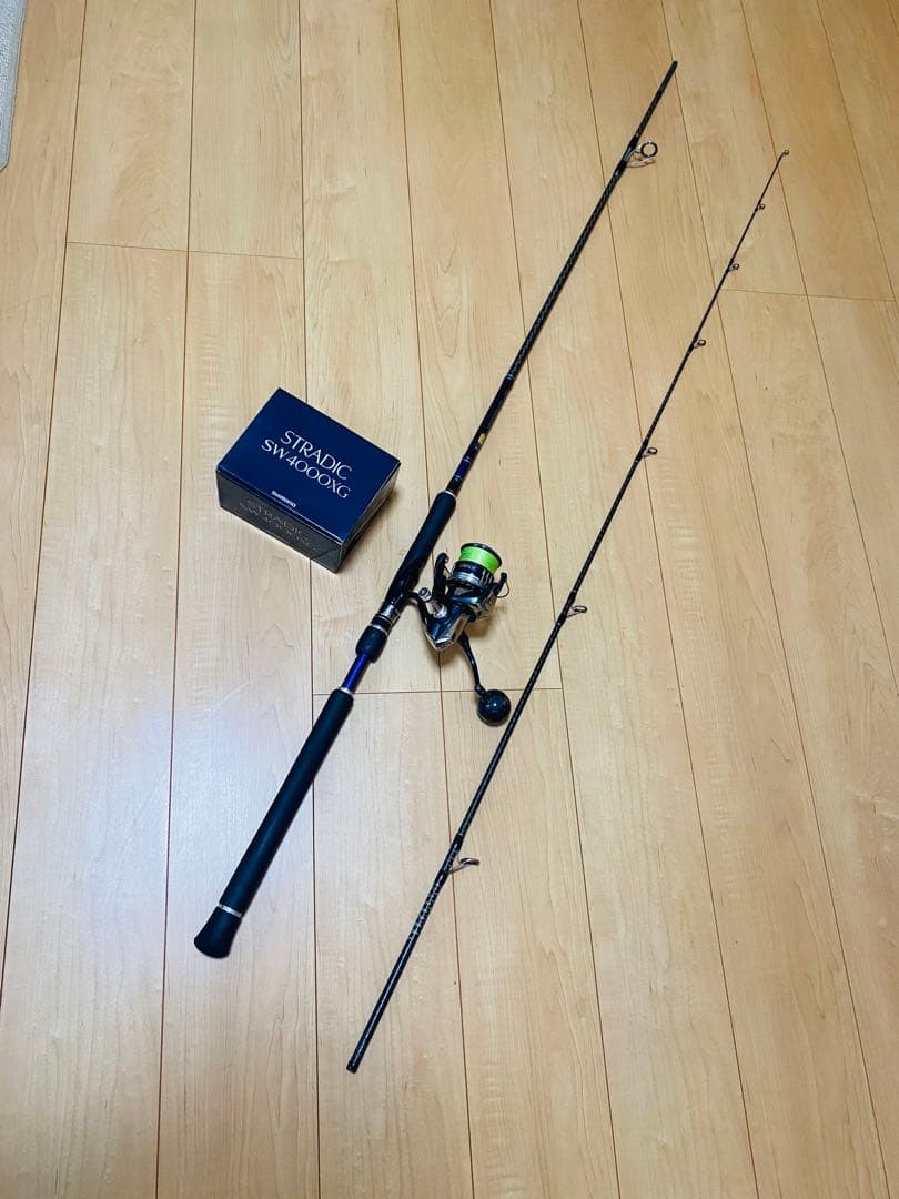 値下げ！ショアジギロッドとリールのセット（コルトスナイパーとストラディックSW）