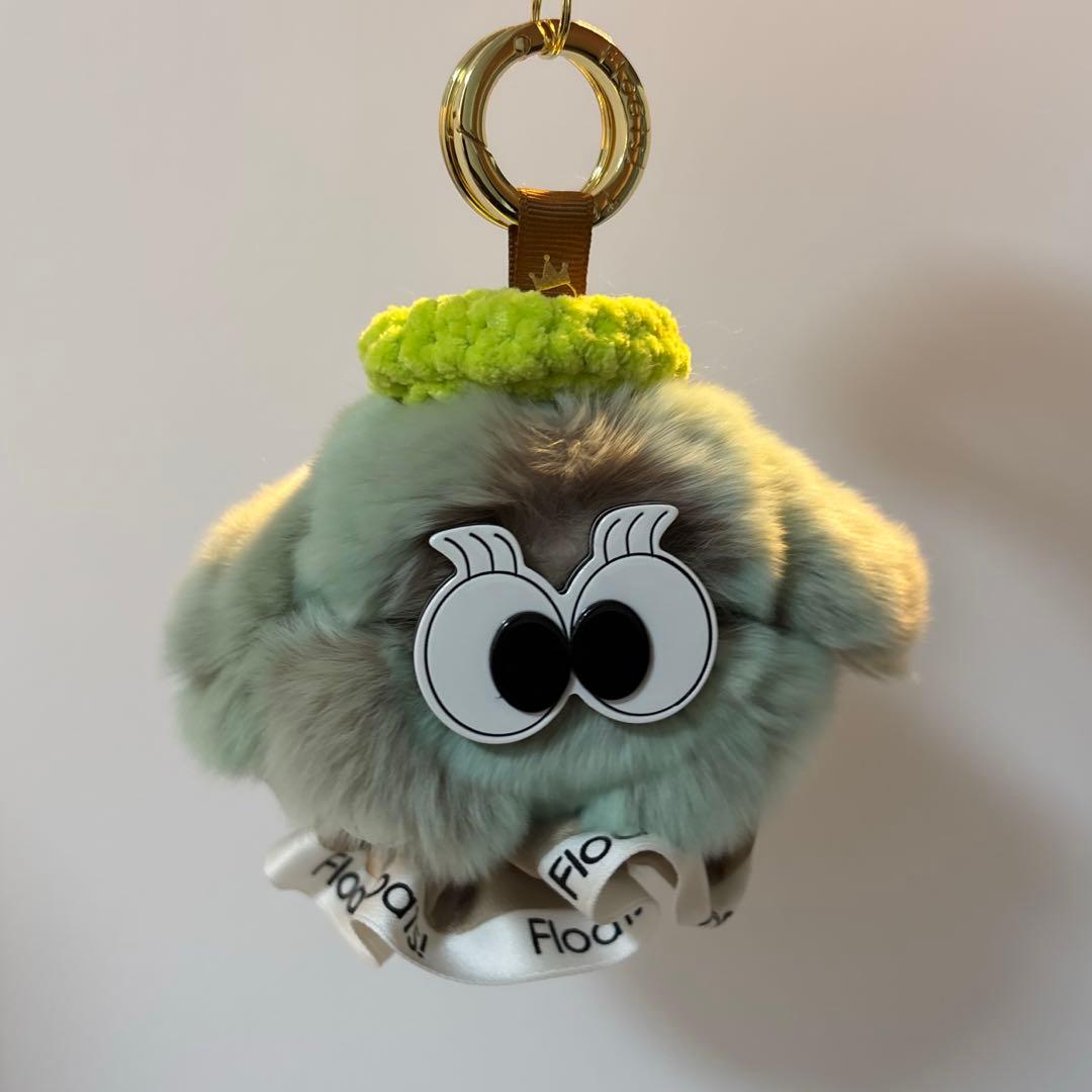 フローツ もふもふバックチャーム チョコミント