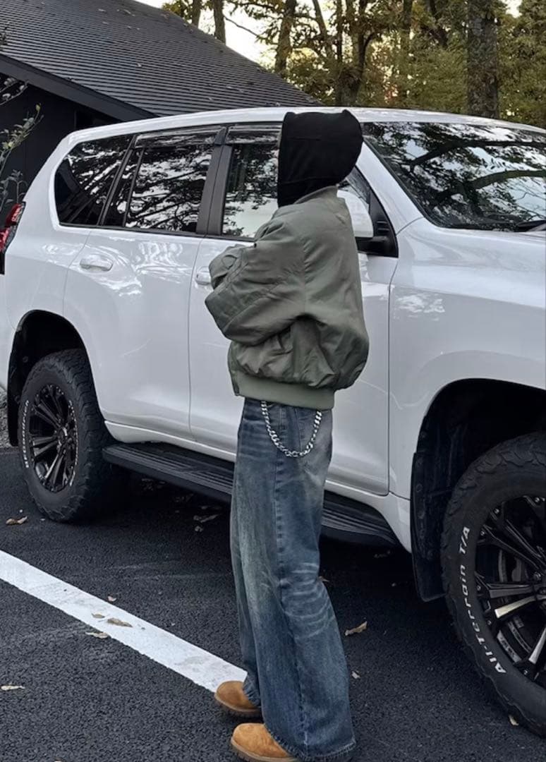 受注制 RENOL simple MA-1 jacket カーキ