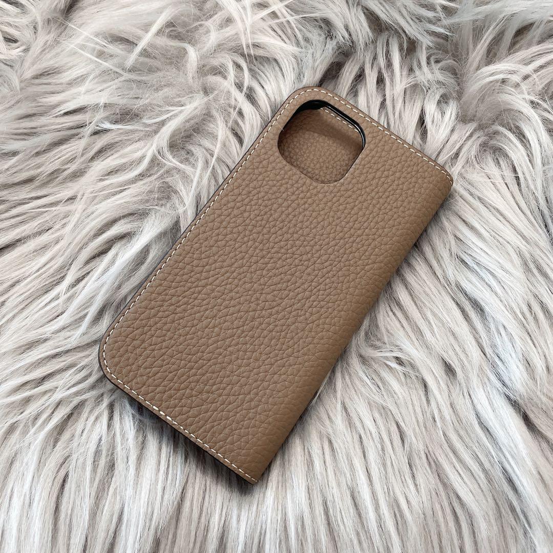 ボナベンチュラ iPhoneケース 14 ブラウン 手帳型 ★279