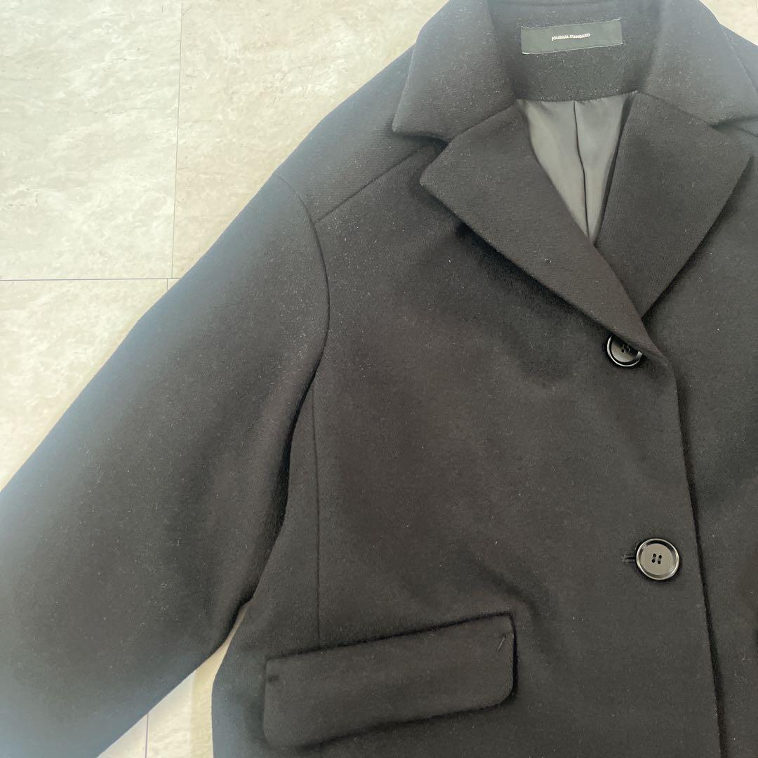 ジャーナルスタンダード スーパーウールテーラーコート ブラック