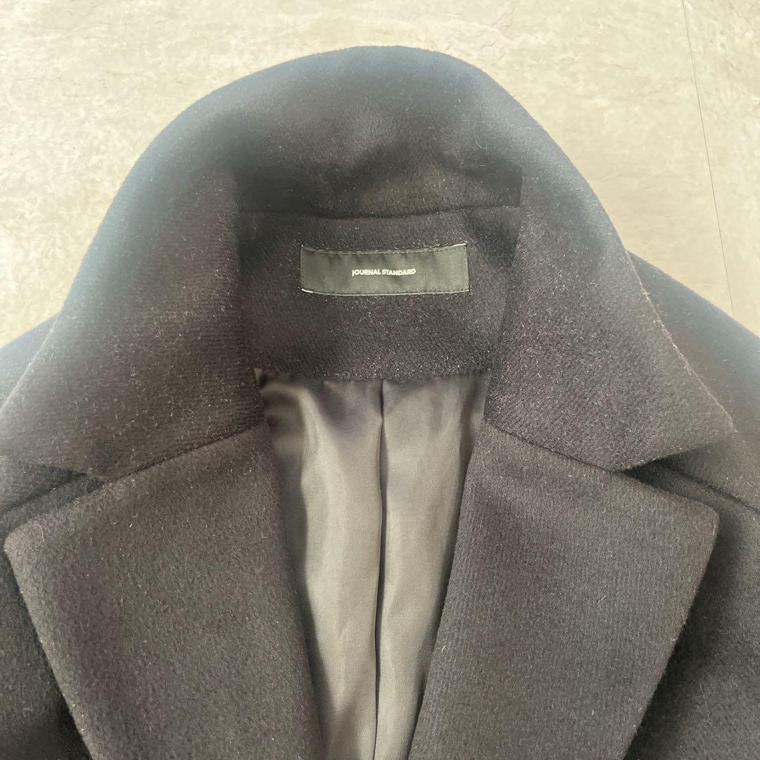 ジャーナルスタンダード スーパーウールテーラーコート ブラック