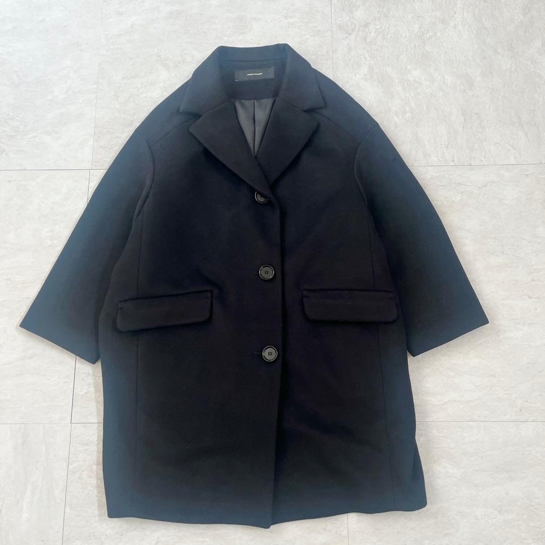 ジャーナルスタンダード スーパーウールテーラーコート ブラック