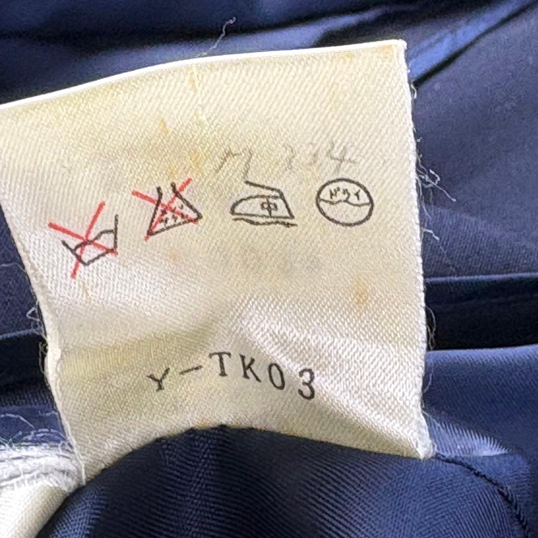 【良品】ディオール　紺ブレ　金ボタン　テーラード　シングル　エンブレム　Mサイズ