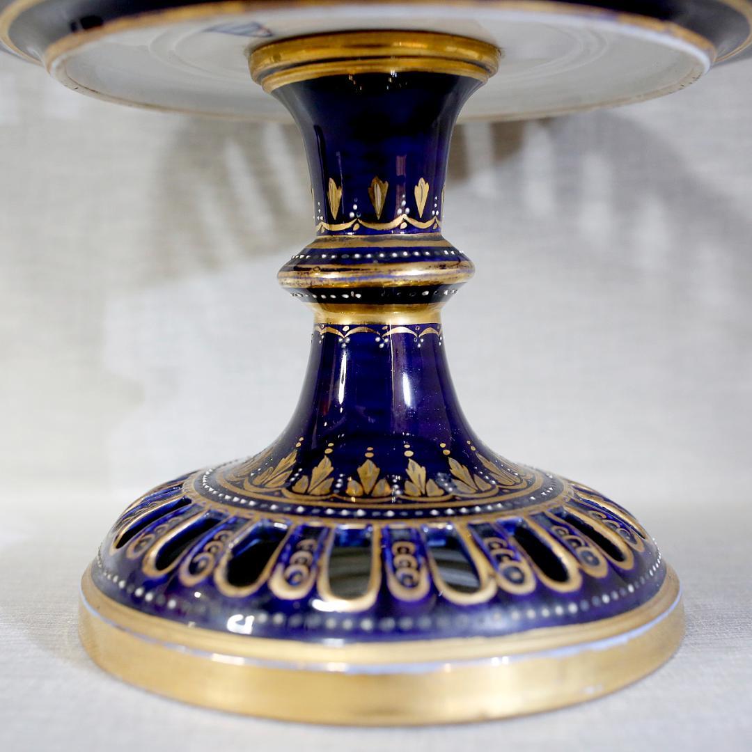 【送料込み】ヴィエナスタイル 金彩レリーフ神話文 天使 コンポート