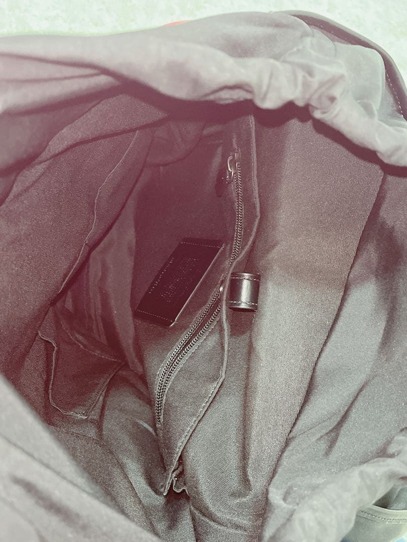 K*5様 コーチ リュック・バックパック ベージュ/黒/赤