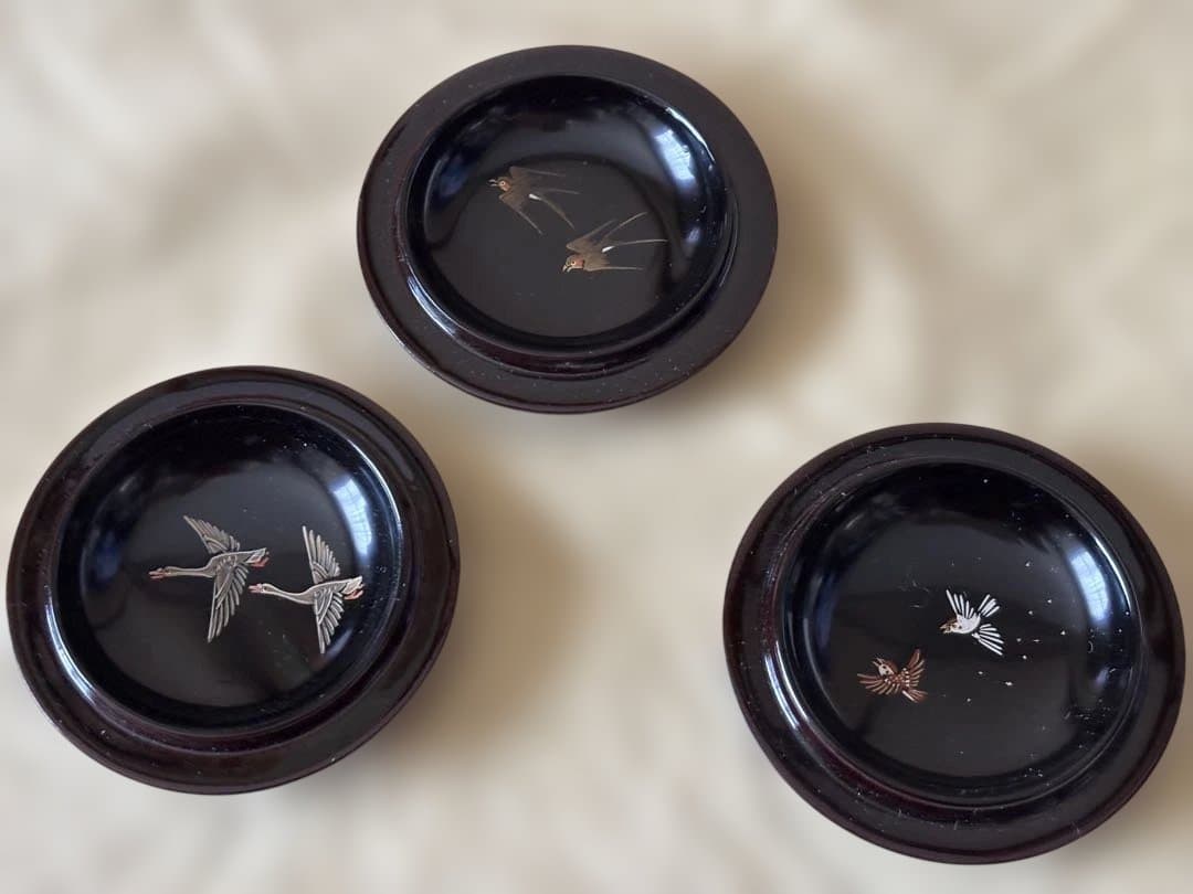 茶道具 棗 工芸品 漆器 三詠茶器 蒔絵 越前塗