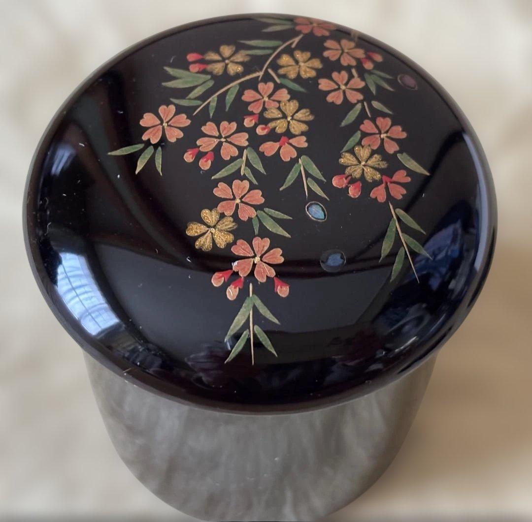 茶道具 棗 工芸品 漆器 三詠茶器 蒔絵 越前塗