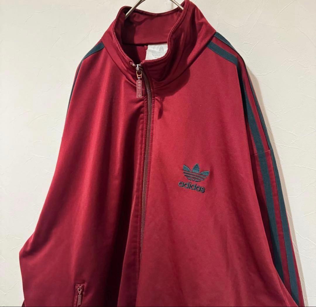 【80s 90s】adidas トラックジャケット ファイヤーバード 銀タグ