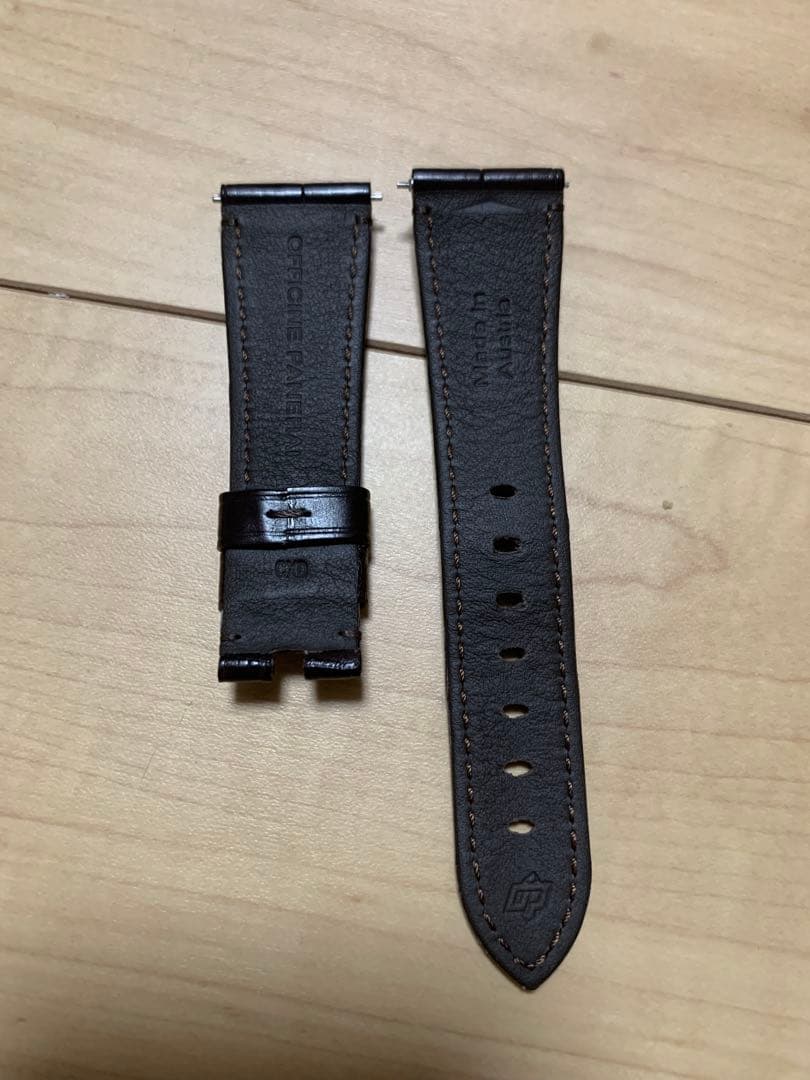 PANERAI レザーベルト ダークブラウン22-18mm