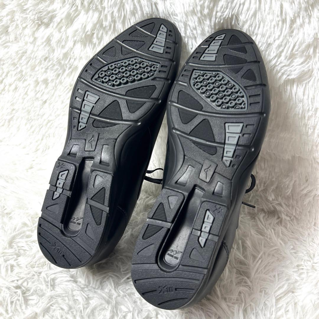 【未使用品】MIZUNO レザービジネス・カジュアルシューズ ブラック 26cm