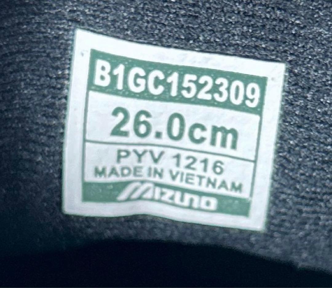 【未使用品】MIZUNO レザービジネス・カジュアルシューズ ブラック 26cm