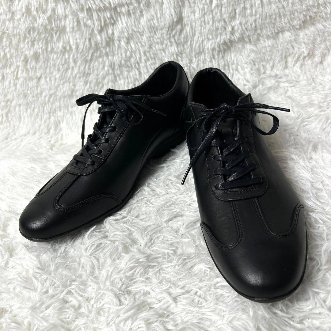 【未使用品】MIZUNO レザービジネス・カジュアルシューズ ブラック 26cm