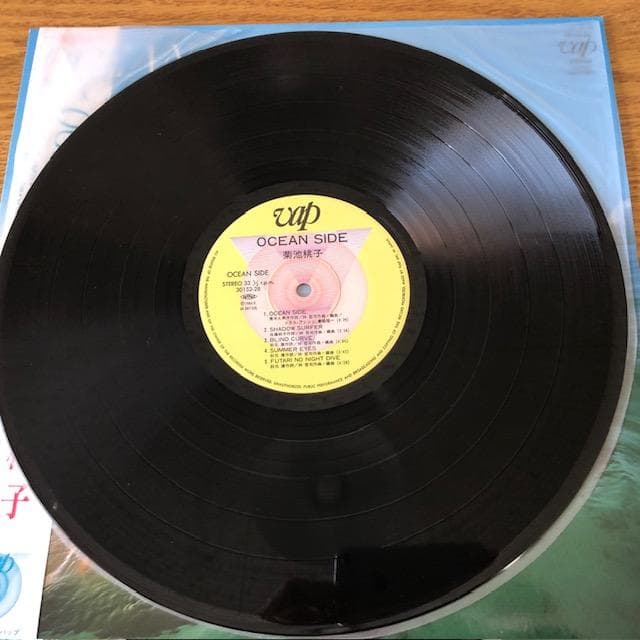 菊池桃子 OCEAN SIDE LP 帯付 シティポップ d772y81