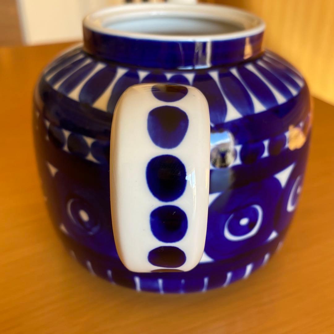 【蓋なし】　Arabia アラビア　バレンシア ティーポット