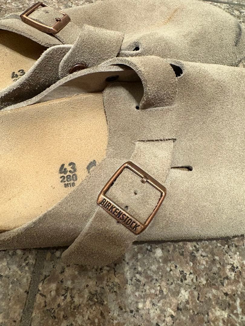 ビルケンシュトック　 ボストントープスエード 43　28cm
